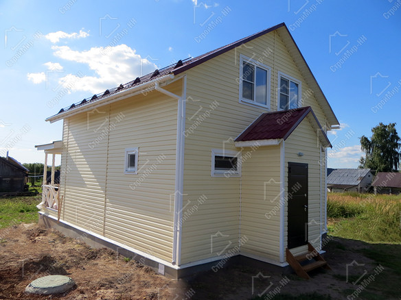 Жилой каркасный дом 7x10.5 «Денисов» 1