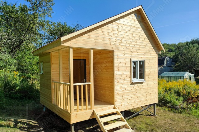 Дачный дом 5x4 с крыльцом «Ландыш-4»