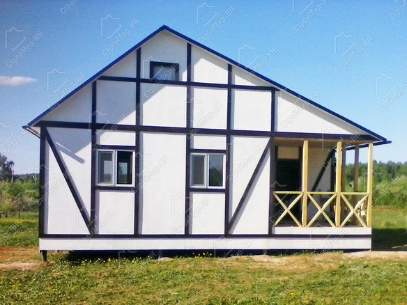 Жилой каркасный дом 9x6 «Жасмин»