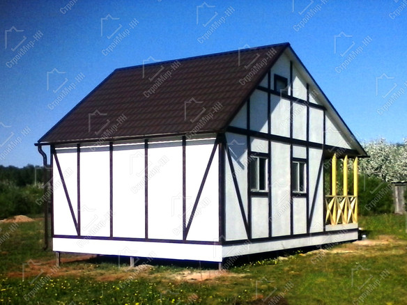 Жилой каркасный дом 9x6 «Жасмин»