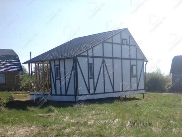 Жилой каркасный дом 9x6 «Жасмин»