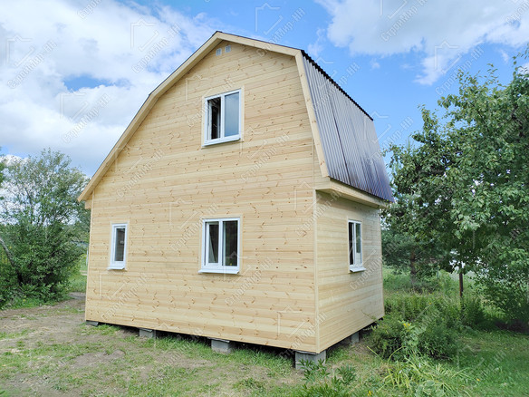 Каркасный дачный дом 6x4 «Примула-3» вид 2