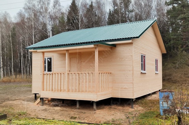 Дачный дом 7x6 с крыльцом «Арабис» 4