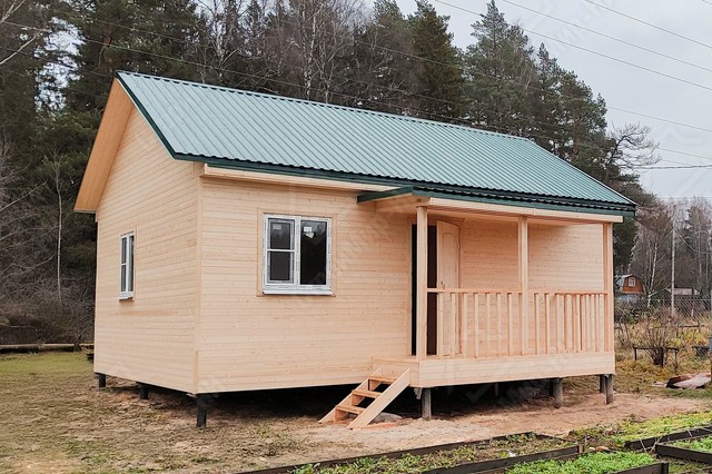 Дачный дом 7x6 с крыльцом «Арабис»