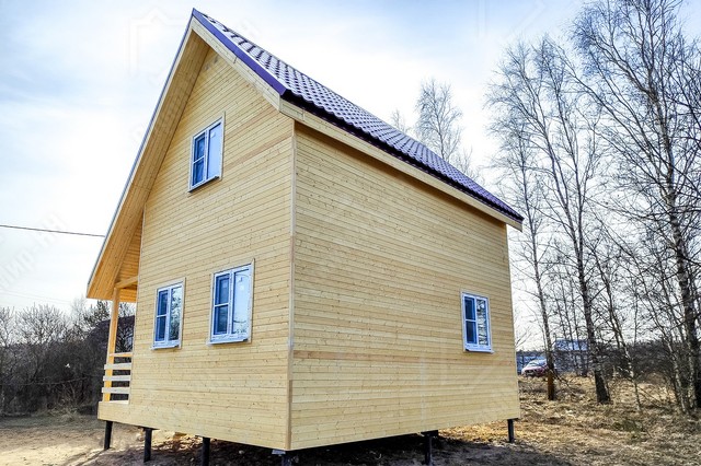 Дачный дом 6x6 с крыльцом «Тюльпан» 2