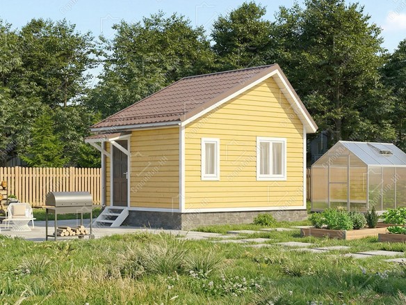 Дачный дом 5x4 «Ландыш-3»-260727-1