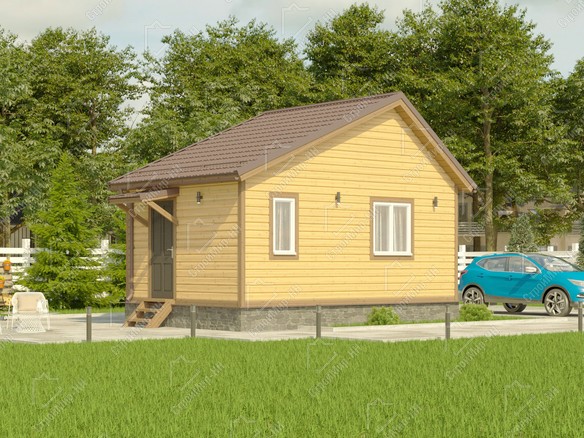 Каркасный дом 6x4 «Ирис-3» 5423-1
