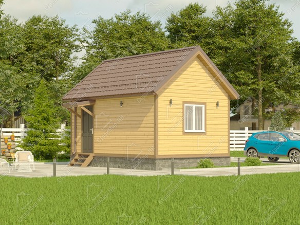 Каркасный дом 4x6 «Гиацинт-1» 5423-1