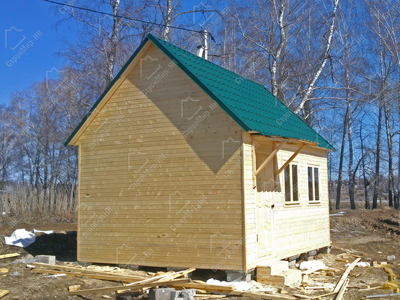 Одноэтажный каркасный дачный дом 3x4 «Ландыш-1» 4