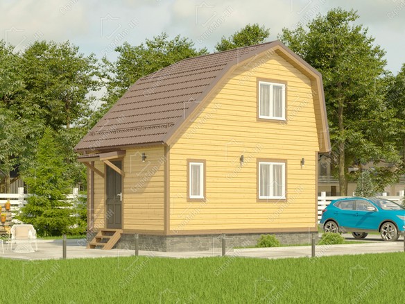 Каркасный дом 6x4 «Примула-3» 5423-1
