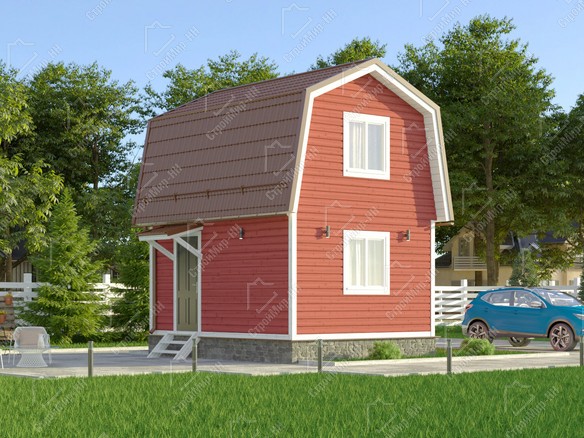 Каркасный дом 4x5 «Крокус-1» 28323-1