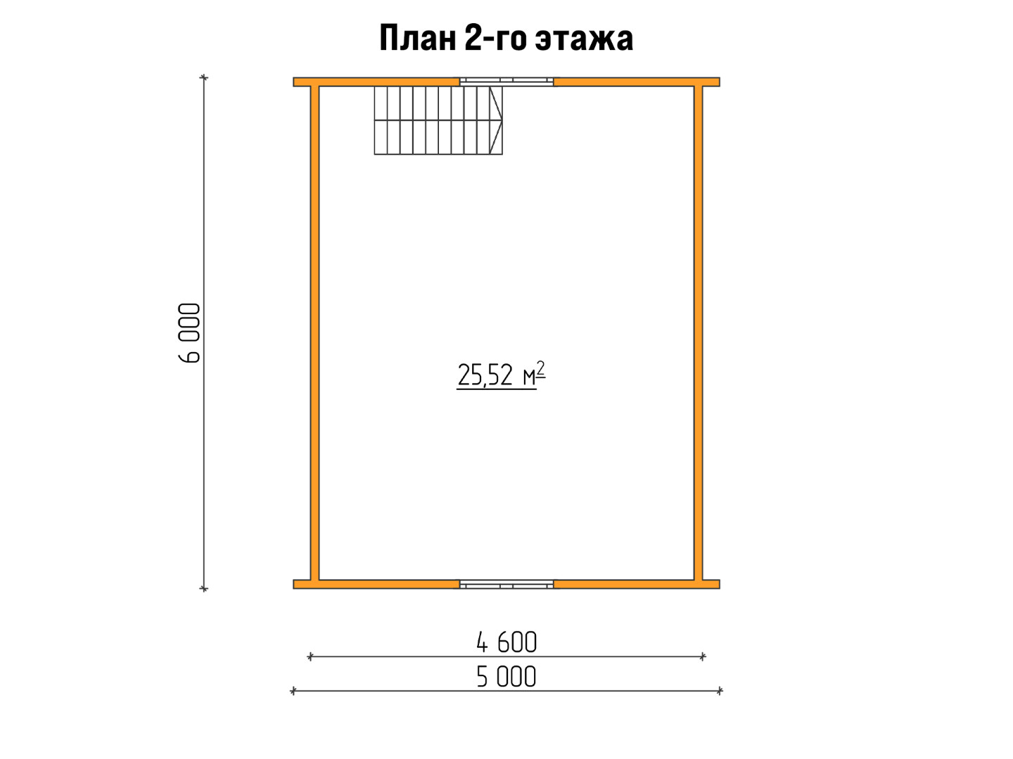 План каркасного дома 7x6 с террасой «Георгин-4» 2